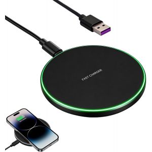 KALANKA-Chargeur sans Fil 35W Chargeur Induction sans Fil Rapide pour iP-hone 17/16/15/14/13/12/11 Pro Max,Goo-gle Pixel 9/8 Pro,Gal-axy S25 Ultra/S24 Plus/S23 FE Chargeur sans Fil Rapide pour Androi - Neuf