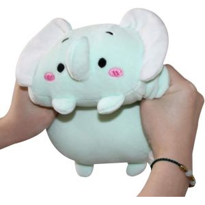 Oreiller En Peluche Éléphant Mignon De 20 Cm, Super Doux, Dessin Animé, Cadeau Pour La Literie, Oreiller Kawaii Pour Enfants - Neuf