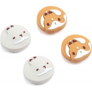 4 Pcs Cute Silicone Joystick Caps Kawaii Rabbit Compatible with Switch/OLED/Switch Lite,Garden Season - Neuf