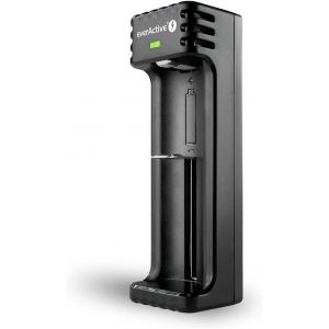 Lc-100 Chargeur Pour 1 Batterie Li-Ion 18650 Professionnel Rapide Micro Usb Noir - Neuf