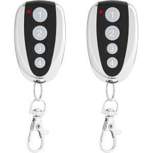 Lot de 2 t&eacute;l&eacute;commandes 433,92 MHz pour ouvre-porte de garage, compatibles avec les mod&egrave;les Sommer 4026 TX03-868-2 | Sommer 4020 TX03-868-4 | Sommer 4025/4025 bleu | 4031 | 4035 | 4011 - Neuf