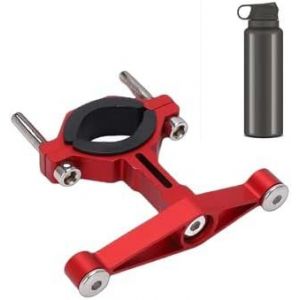 Kal-Adaptateur Porte Bidon Velo,Bicyclette Vtt Support Adaptateur Pour Porte-Bidon Vélo,Porte Gourde Indispensable Pour Rouler Pour Vélos,Vélos De Montagne, Poussettes Et Fauteuil Roulant(Ro - Neuf