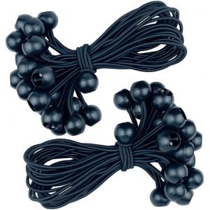 Checarzhn--No1-Tendeur Elastique, 25pcs 23cm Tendeurs Elastique, Corde Elastique Pour Bache, Elastiques A Bache, Attache Bache, Mini Tendeur Elastique Pour Tentes, Bâches, Sacs, Trampolines Et Autres - Neuf