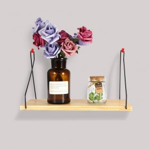 Hjlian Etagere Murale Nordique En Bois A Suspendre, Etagere De Rangement Pour Decoration De Chambre (S) - Neuf