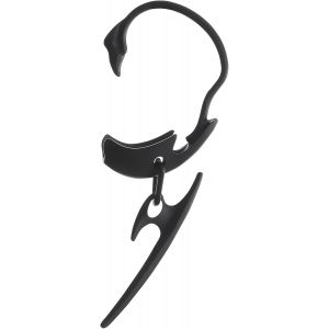 Kal-Boucles D'oreilles Punk En Forme De Manchette Cyberpunk Dart Boucles D'oreilles &Agrave; Clip Non Per&ccedil;antes Dague D'oreille Boucles D'oreilles Rampantes Bijoux De Costume D'halloween Pour Femme - Neuf