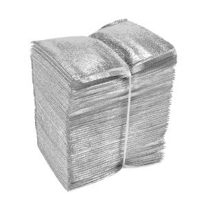 50pcs Sacs Isothermes Pour Le D&eacute;jeuner,Sacs De Pique-Thermiques Pliables Avec Packs De Glace Pour La Livraison De Nourriture Camping En Plein Air - Neuf