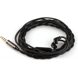 Tripowin Zombur C&acirc;ble 4N Haute Puret&eacute; OFC sans Oxyg&egrave;ne HiFi IEM avec Microphone pour C&acirc;ble de Rechange(avec Microphone,Encastr&eacute; 2 Broches) - Neuf