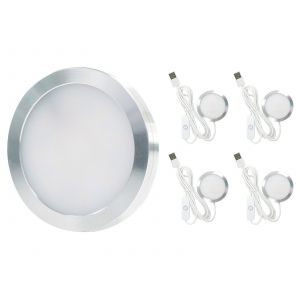 Lot De 4 Plafonniers Led Pour Camping-Car, Caravane, Bateau Et Remorque - Neuf