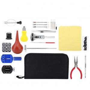 39pcs Portable Montre R&eacute;paration Outil Montre Couverture Dos Bo&icirc;tier Ouvre-Batterie Changement De Batterie Kit D'outils 39pcs Kit De R&eacute;paration - Neuf