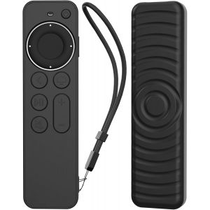 &Eacute;tui Pour Apple Tv 4K Hd Siri Remote 3E G&eacute;n&eacute;ration (2022) / Apple Tv Siri Remote 2E G&eacute;n&eacute;ration (2021) L&eacute;ger, Mince, Silicone [Z214] - Neuf