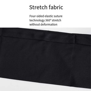 Ceinture de course unisexe, ceinture d'argent de voyage, sac banane pour femmes s'adapte &agrave; toutes les tailles de t&eacute;l&eacute;phone, passeport et plus noir L - Neuf