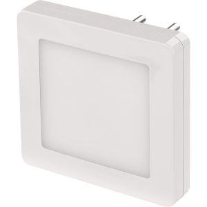 Veilleuse Led Avec Prise De Courant Avec Capteur Cr&eacute;pusculaire Et Interrupteur, Luminosit&eacute; R&eacute;glable, Lumi&egrave;re D'orientation Pour Chambre D'enfant, Escalier, Chambre &Agrave; Coucher, Cuisine, Blanc, - Neuf