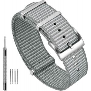 Kal-Bracelets De Montre Militaires En Nylon Pour Hommes Et Femmes, Bandes De Rechange Monobloc 18mm 20mm 22mm - Neuf