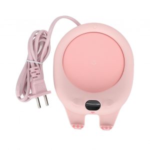 HJLIAN Chauffe-tasse a cafe intelligent, temperature constante de 55 degres Celsius, pour la maison et le bureau, 220 V, rose - Neuf