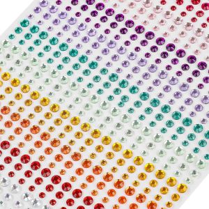 15 Couleur De 900 Pièces, Stickers, Strass Adhésif Bijoux Gemme - Neuf