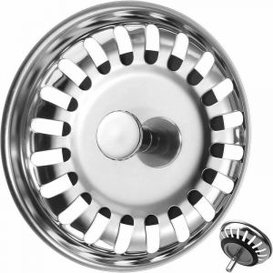 Évier de cuisine, bouchon d'évier 79mm, couvercle d'évier de cuisine, bouchon d'évier en acier inoxydable - Neuf