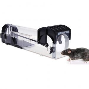 HJLIAN Piege a souris vivant, piege a souris sans cruaute, piege a rongeurs, piege a rats, piege a souris reutilisable et durable, piege a animaux - Neuf