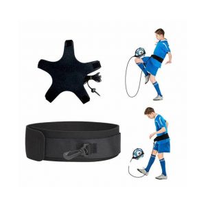 Entra&icirc;neur De Coups De Pied De Football R&eacute;glable - Am&eacute;liorez Vos Comp&eacute;tences Avec Une Ceinture &Eacute;lastique Durable Pour La Pratique Du Football, Du Volley-Ball Et Du Rugby - Neuf