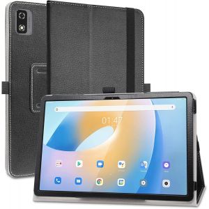 Compatible Avec Blackview Tab 12 Coque,Slim Fit Pu Cuir Etui Et Pliable Stand Housse Support Ultra-Mince Et Léger Etui Cover Coque Case Pour 10"" Blackview Tab 12 Pro Tablet,Noir.[F3065] - Neuf