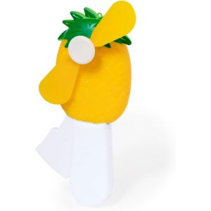 Ventilateur Manuel pour Enfant - Ventilateur Main - Design Fruit - Lot de x2 (Ananas). - Neuf