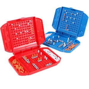 2pcs / Set Bataille Navale Briser Jeu Bataille Mer Traditionnel Famille Amusant Combat Strat&eacute;gie Jeu De Soci&eacute;t&eacute; Jeu D&iquest;&Eacute;checs Jouet - Neuf
