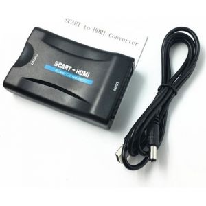 Adaptateur P&eacute;ritel SCART vers HDMI Convertisseur - noir - Neuf