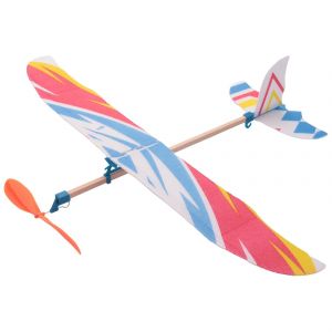 &Eacute;lastique Bande En Caoutchouc Powered Diy Foam Plane Model Kit Aircraft Educational Toy - Neuf