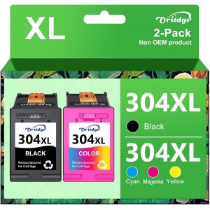 304XL 304 XL Cartouches d'encre Remplacement pour Cartouche Encre HP 304XL pour HP Envy 2625 2655 3700 2620 2630 3720 3730 Deskjet 3760 2630 3750 2620 2622 3762 3730 3733 3735 3764 (1 Noir,1 Couleur) - Neuf