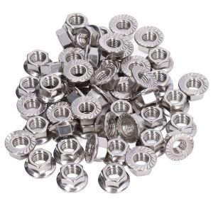 XYONG Kit d'accessoires de fixation en acier inoxydable 304, 50 pieces, ecrous a bride, pour la maintenance des fixations M10 - Neuf