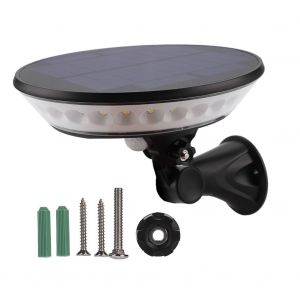 Hjlian Applique Murale Led D'exterieur Etanche Avec Capteur Solaire, Eclairage De Securite A 360 Degres Pour Jardin Et Paysage - Neuf