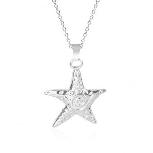 Sweet Cool Big-Star Pentagramme Pendentif Colliers Grande &Eacute;toile De Mer Collier Clavicule - Neuf
