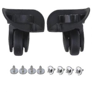 1paire 91x107x49mm Grande valise noire valise 360roue pivotante - Neuf