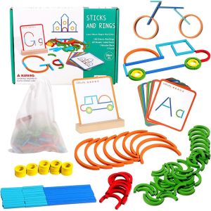 KAL-Montessori Jouet Éducatif À Partir De 3 Ans, Jeux Éducatifs Préscolaires, Montessori Jouet Éducatif En Forme De Reconnaissance Des Couleurs, Jouet Motrice, Jouet Éducatif Pour Enfants Garçons Et - Neuf