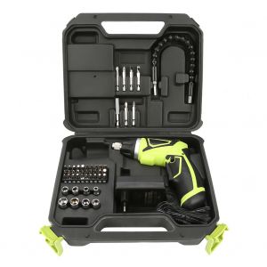 1 kit de perceuse-visseuse electrique sans fil rechargeable 7,2 V (prise UE 220 V) - Neuf