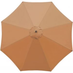 Tissu de Rechange pour Parasol de Jardin (2m/3.0m) Dessus De Parapluie De Remplacement Pour 6 Bras/8 Bras,Toile De Rechange Housse De Parapluie,Pour Terrasse/Jardin/Piscine/Parapluie En Porte.[S136] - Neuf