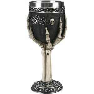 Mug 3d E Crâne Tête De Mort Tasse En Acier Inoxydable 400ml Anti-Frottement Tasse Bière Café Boisson Humour Chope Cadeau Amusant Idéal Pour Halloween Pub Bar Fête Anniversaire Noël (G) - Neuf
