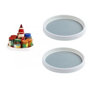 Étagère De Rangement Rotative Pour Condiments - Plateau Pivotant À 360 Degrés Pour L'organisation De La Cuisine Et De La Salle De Bain - Neuf