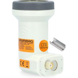 [Test tr&egrave;s bien, note 1.2 *] Helios Single LNB avec blindage LTE et protection solaire UV, 1 compartiment HD, 4 K LMB pour 1 participant, (TV TV, r&eacute;cepteur satellite) LNC pour antenne parabolique - Neuf