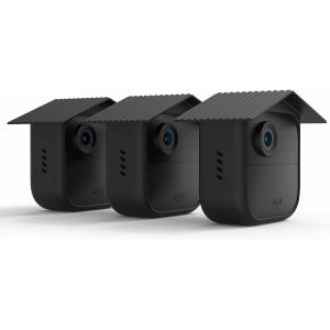 SJZG-Lot De 3 Coques En Silicone Compatibles Avec Cam&eacute;ra Clignotante D'Ext&eacute;rieur 4, &Eacute;tanche, Souple, Durable (Appareil Photo Non Inclus), Noir - Neuf