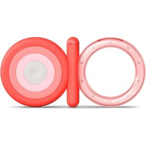 Anneau De Dentition En Silicone,Pour B&eacute;b&eacute;s +4 Mois. Anneau De Dentition R&eacute;frig&eacute;rant. Souple Et L&eacute;ger. Papillon,Rose - Neuf