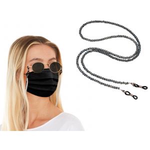 Lani&egrave;re Pour Lunettes Et Masque - Bleu Et Blanc, 78 Cm - Neuf