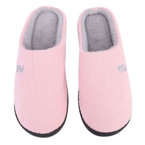 Hjlian Chaussons Confortables En Coton Pour Homme Et Femme, Chaussures De Sol Antiderapantes Pour L'interieur - Neuf