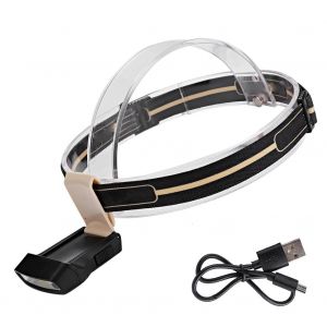 Hjlian Lampe Frontale A Led Avec Chargeur Usb, Ideale Pour La Peche Ou Le Camping - Neuf