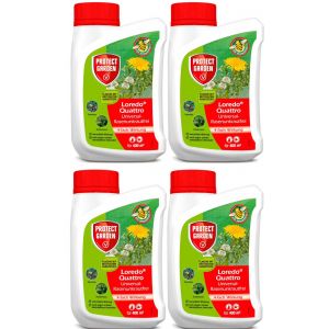Lot 4 X Herbicide Protect Garden Désherbant Pelouse Gazon Jardin Mauvaise Herbe 1600ml - - Neuf