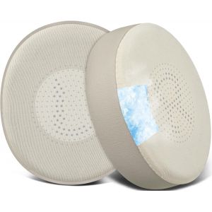 Cooling Gel Foam Cushion Pads for Jabra Evolve2 65 (Evolve 2 65MS 65UC MS UC) / Evolve2 40 (40UC 40MS USB) / Elite 45h On-Ear Wireless Headphones with Ice Silk Fabric - Neuf