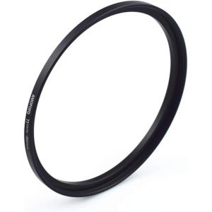 Bague D'Adaptation 77Mm &Agrave; 86Mm Pour Objectifs Canon, Nikon, Sony, Fuji, Objectifs D'Appareils Photo Et Filtres Uv, Nd, Cpl, Fabriqu&eacute; &Agrave; Partir De Cnc Avec Finition Galvanis&eacute;e Noire Mate[Z4202] - Neuf