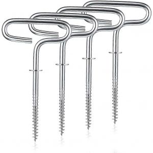 Ancre D'abri De P&ecirc;che Sur Glace,Tente De Camping En Plein Air,Piquet De Tente Filet&eacute; - Neuf