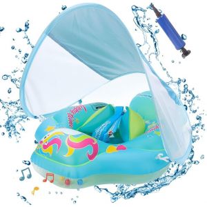 Bouee Bebe, Bouee Bebe Avec Pare Soleil, Bouée Enfant Piscine Bouee, Flotteur De Piscine Pour Bébé, Bouee Bebe Piscine, Bouee Bebe Parasol, Bouée Gonflable Pour Bébé À Partir De 3 À 36 Mois - Neuf