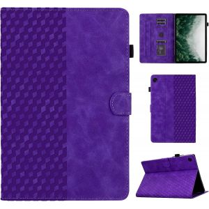 LORANKA-Coque pour Samsung Galaxy Tab A11 2025 / A9 8,7 Pouces 2023 Housse de Protection en Cuir PU Tablette &Eacute;tui Case Flip Portefeuille Cover pour Samsung A11/A9, Violet - Neuf