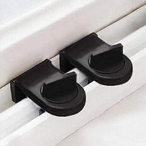 Lot De 2 Serrures Verser Fenêtre Coulissante, Verser De La Sécurité De L'enfant, De La Porte Coulissante Réglable, Protection Pour Enfants, Sécurité Enfant - Neuf